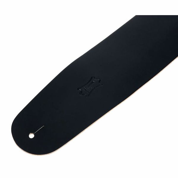 Levys Leather Strap 3,5" BK