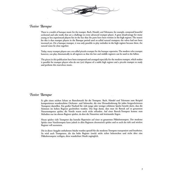 De Haske Festive Baroque Trumpet