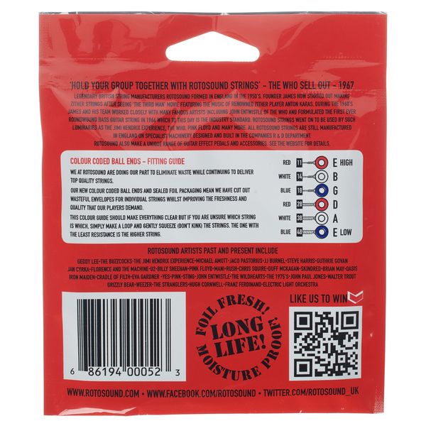 Rotosound R11 Reds Medium