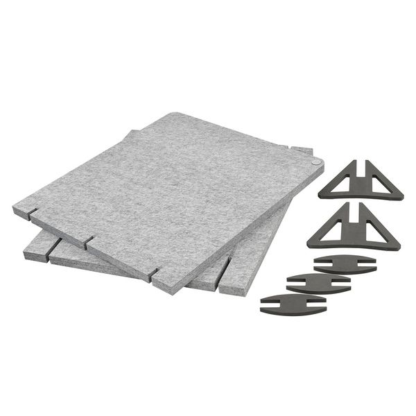 t.akustik PET Mobile Wall 195 SGR