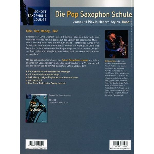 Schott Pop Saxophone Schule 1 A-Sax