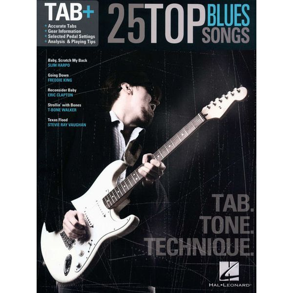 Hal Leonard Tab+ 25 Top Blues Songs