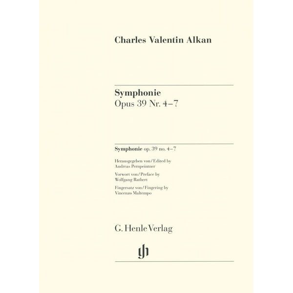 Henle Verlag Alkan Symphonie op. 39