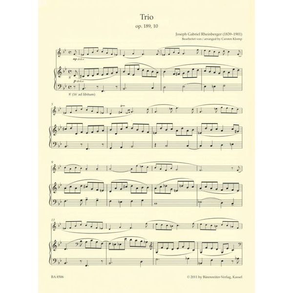 Brenreiter Organ Plus Gottesdienst