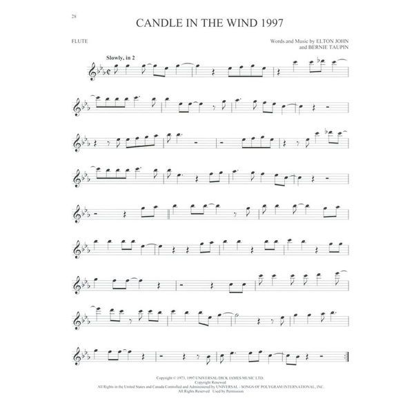 Hal Leonard 101 Hit Songs For Flute