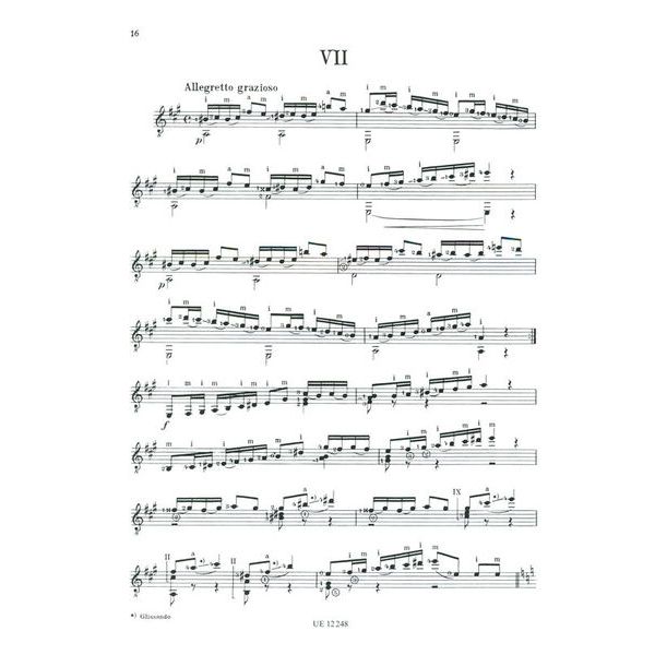 Universal Edition Carcassi Ausgewhlte Etüden