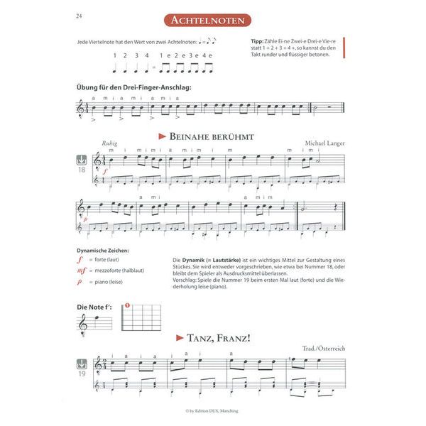 Edition Dux Play Guitar Gitarrenschule 1