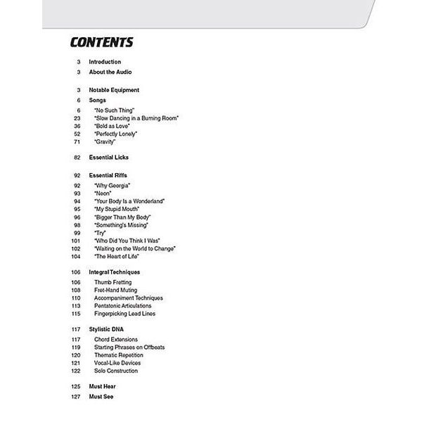 Hal Leonard Play Like John Mayer