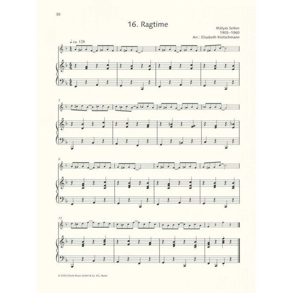 Schott Easy Concert Pieces Recorder 3