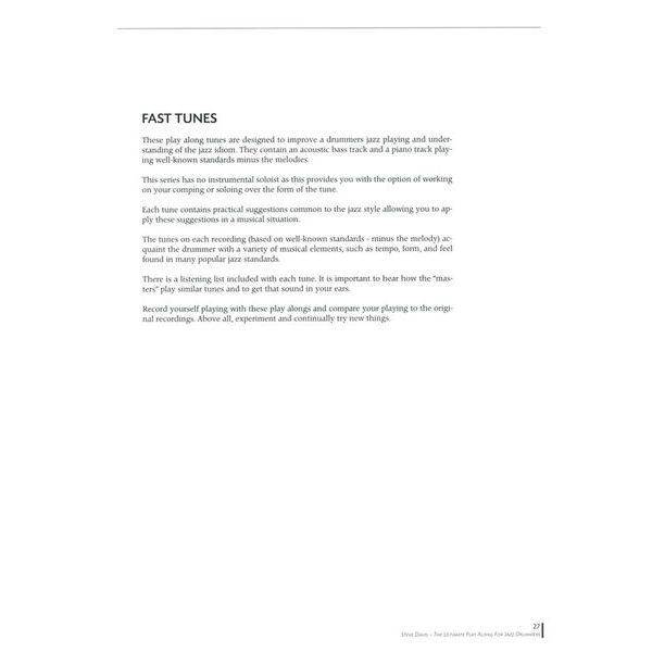 Advance Music Ultimate Play-Along For Jazz