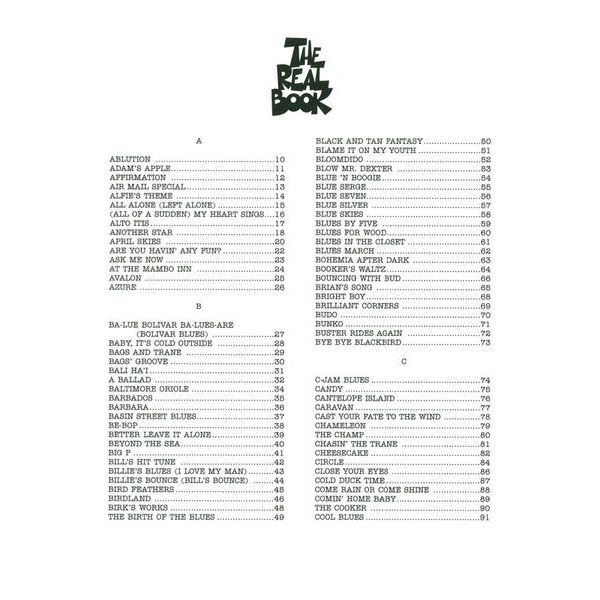 Hal Leonard Real Book 2 Bass Clef