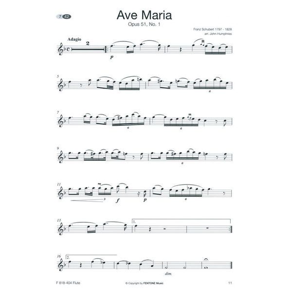 Fentone Music From Bach To Ravel Flute