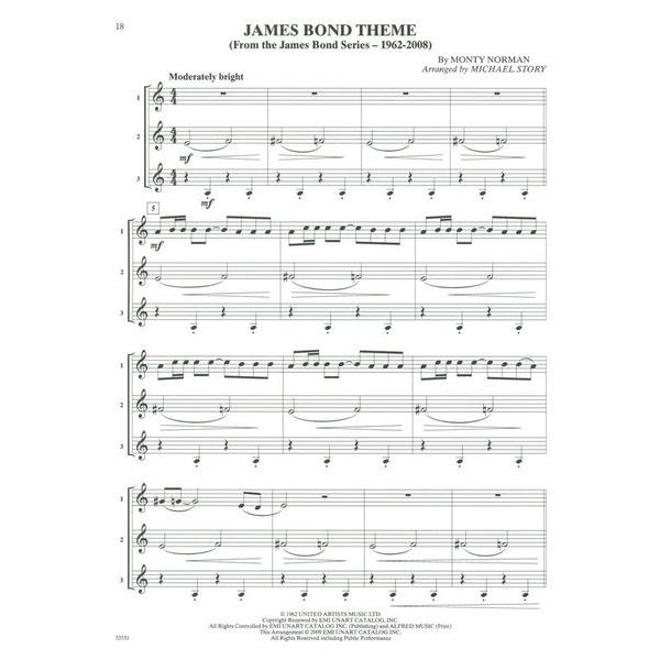 Alfred Music Publishing Movie Trios For All Horn