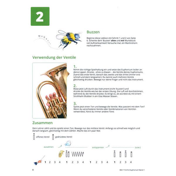 Blser-Schulen-Verlag Gemeinsam Lernen 1 Euphonium