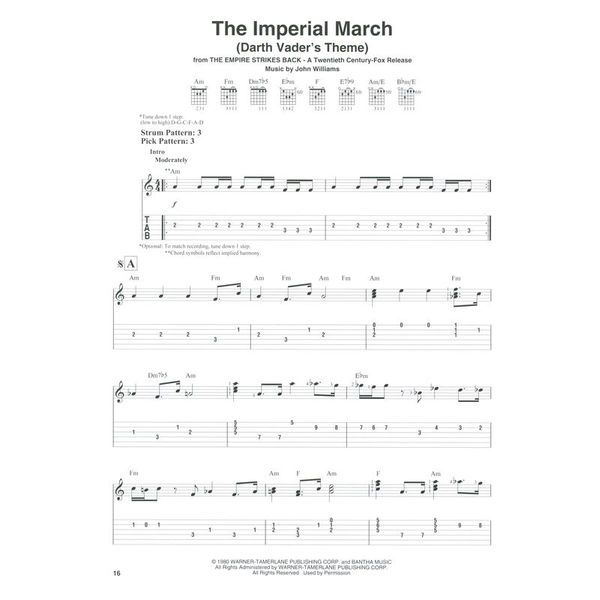 Hal Leonard Star Wars: Easy Guitar