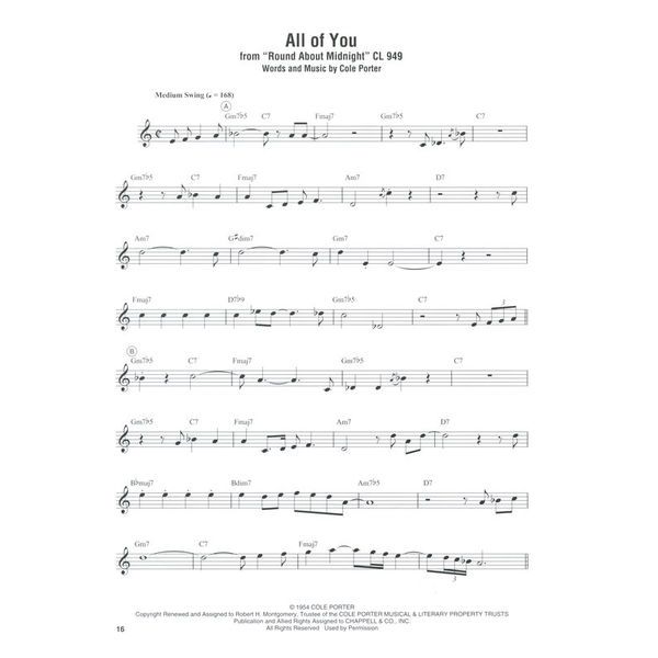 Hal Leonard Miles Davis Omnibook Bb