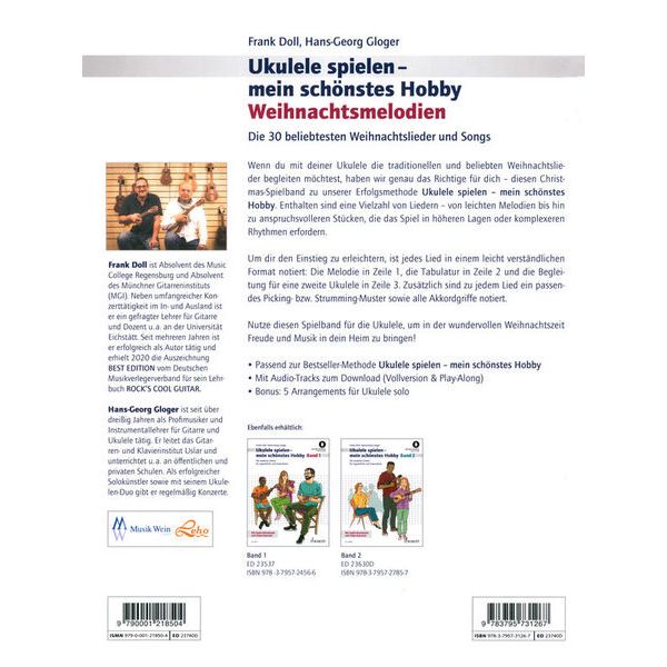 Schott Ukulele spielen Weihnacht