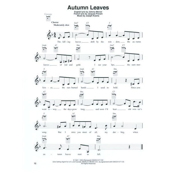 Hal Leonard Jazz Standards for Ukulele