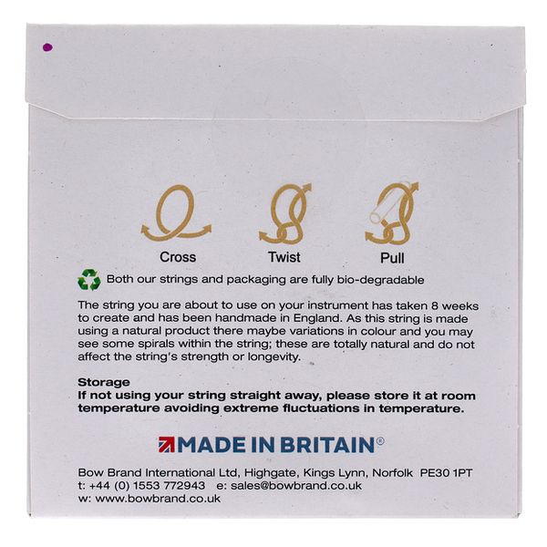 Bow Brand NG 3rd F Gut Harp String No.21