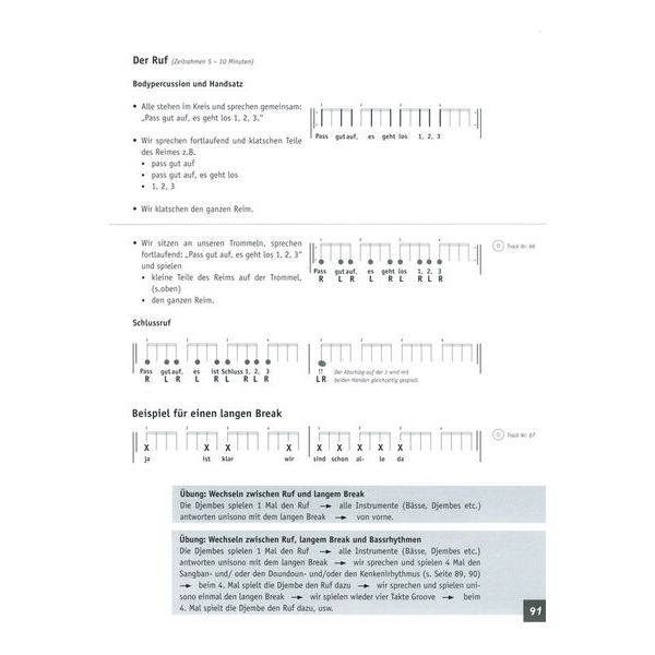 Sylvia Franke Mit Kindern trommeln