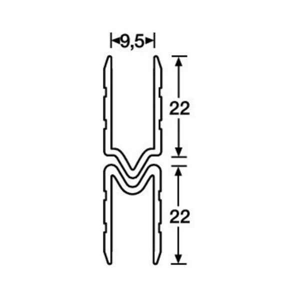 Adam Hall 6123F Lid Profile