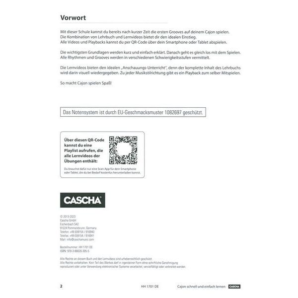 Cascha Cajon Schnell und einfach