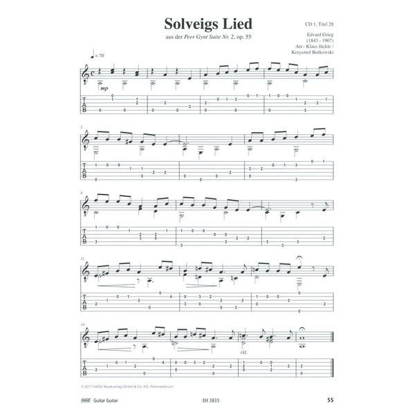 Hage Musikverlag Guitar Guitar