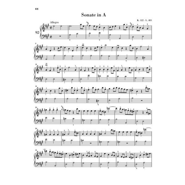 Henle Verlag Scarlatti Klaviersonaten IV