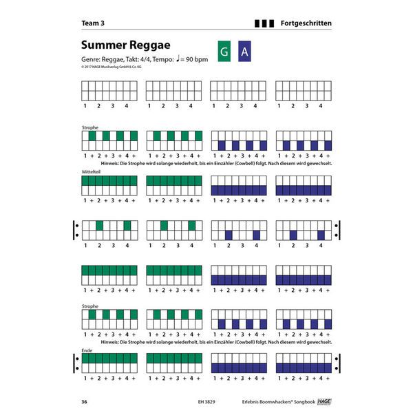 Hage Musikverlag Erlebnis Boomwhackers Songbook
