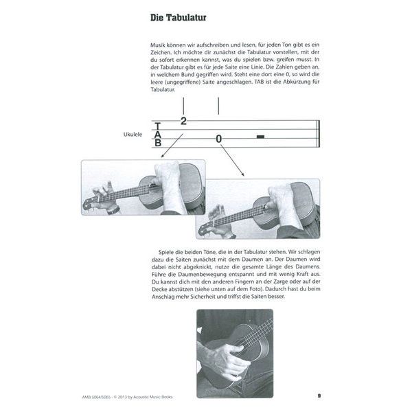 Acoustic Music Books Komm wir spielen Ukulele