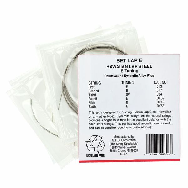 GHS Hawaiian Lap Steel Set E