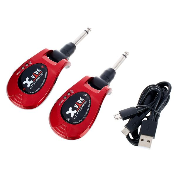 XVive Wireless System U2 Red Bundle