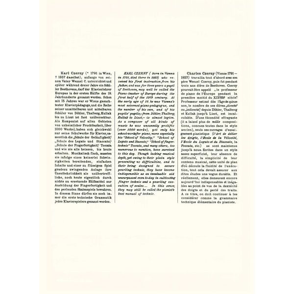 Edition Peters Czerny Fingerfertigkeit