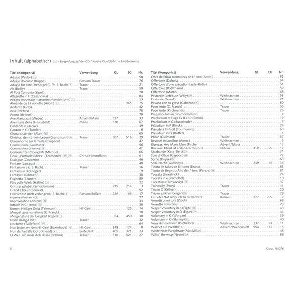 Carus Verlag Freiburger Orgelbuch 2