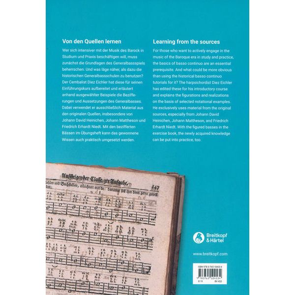 Breitkopf & Hrtel Generalbass �Eine Einführung