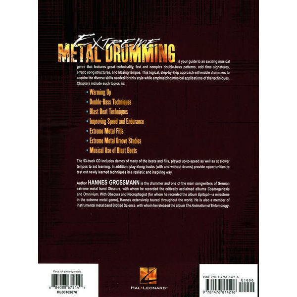 Hal Leonard Extreme Metal Drumming
