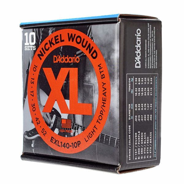 Daddario EXL140-10P