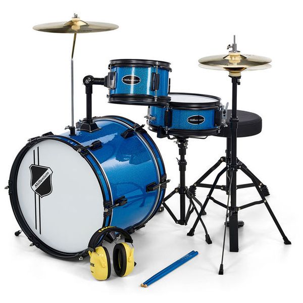 Millenium Youngster Drum Set Bundle Blue
