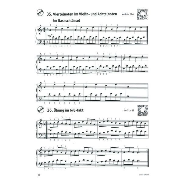 Artist Ahead Musikverlag Meine ersten Fingerübungen