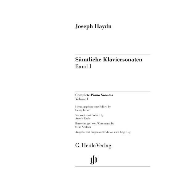 Henle Verlag Haydn Klaviersonaten 1