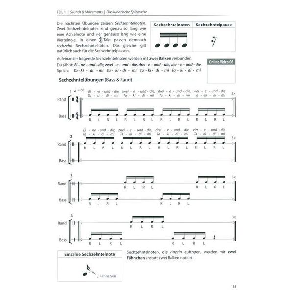 Alfred Music Publishing Cajon Book German