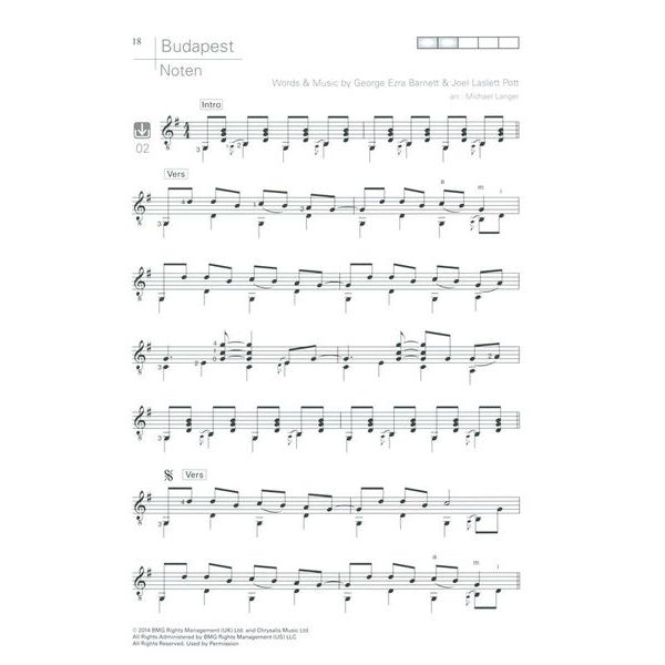 Edition Dux Acoustic Pop Guitar Solos 4