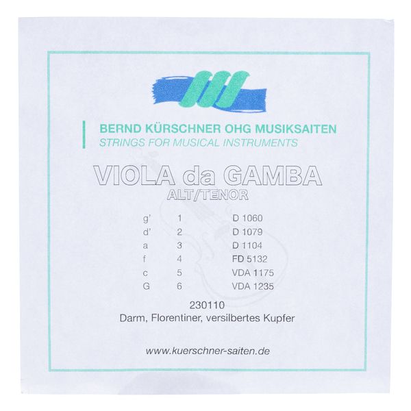 Kürschner Alto- / Tenor-Viol Strings Lgt