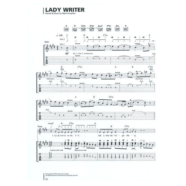 Wise Publications Dire Straits Sultans Of Swing