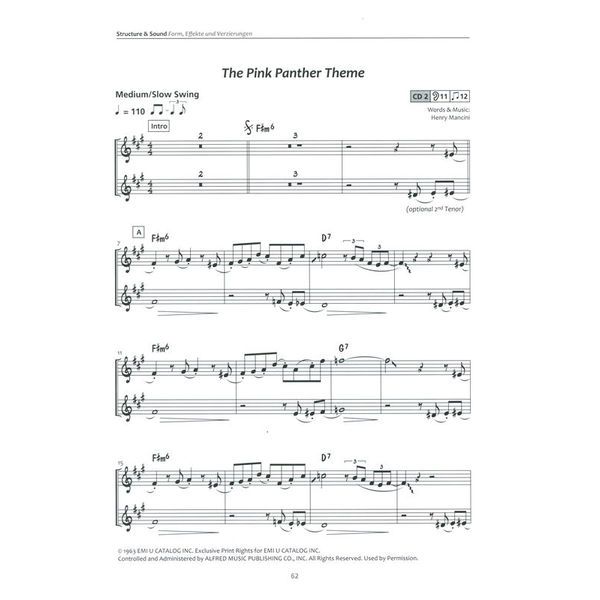 Edition Dux Jazz Club T-Sax