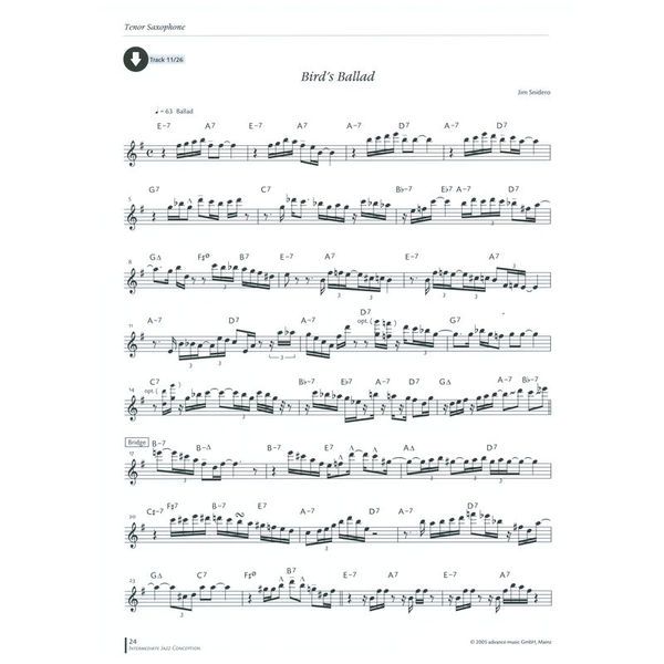 Advance Music Inter Jazz Conception 2 T-Sax