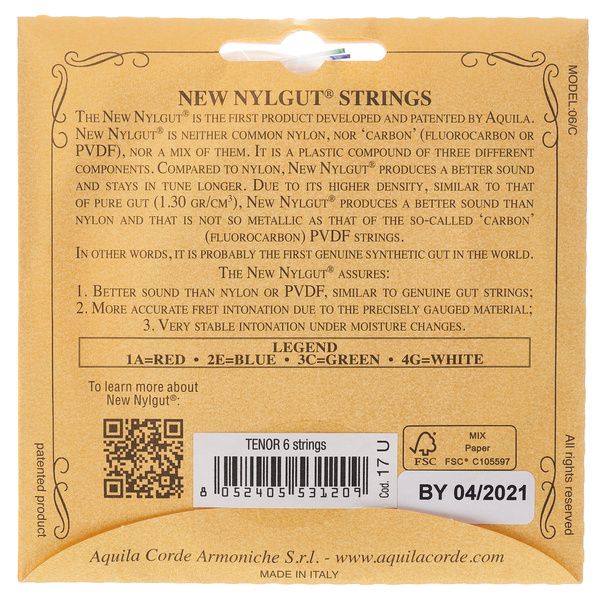 Aquila 17U Tenor Ukulele Strings