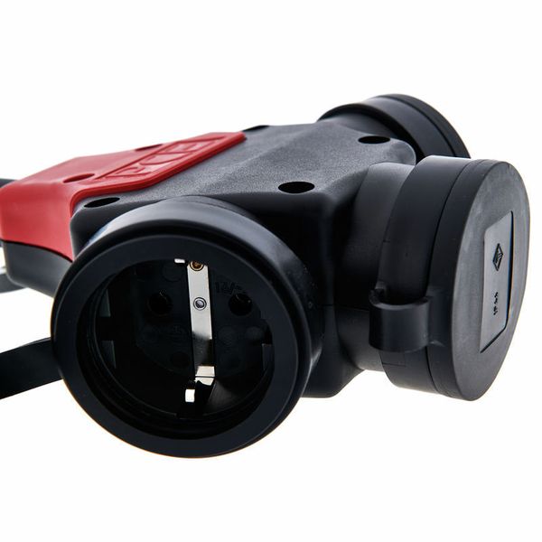 PCE 25311-s 3-Way Safety Socket