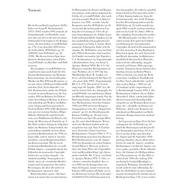 Henle Verlag Rachmaninow 24 Préludes