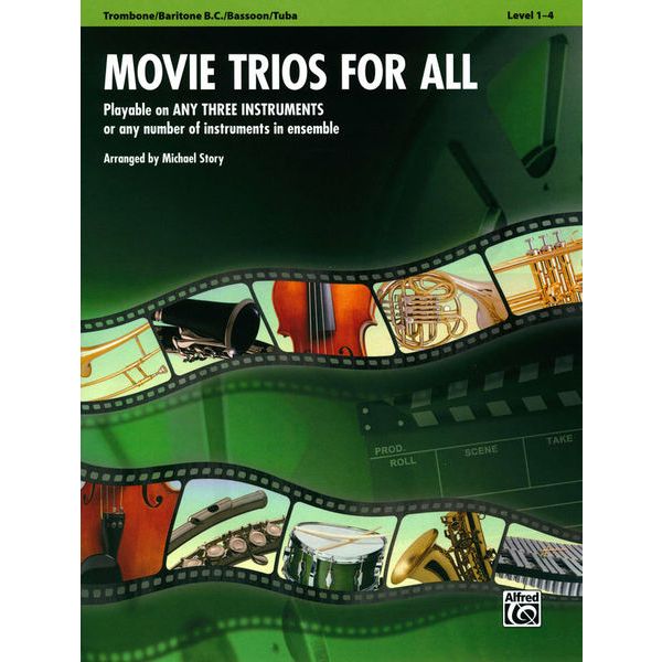 Alfred Music Publishing Movie Trios For All Tromb.